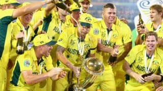 Australia's ICC Cricket World Cup 2015 success recognised with nomination for 'The Don'